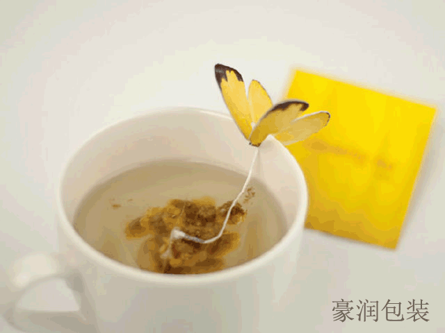 蝴蝶茶包標簽